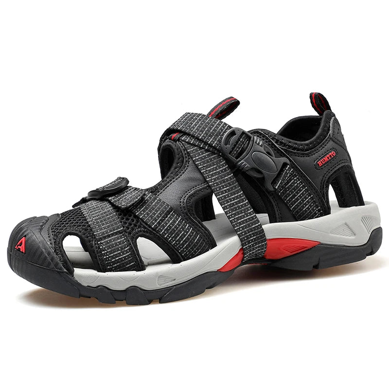 HUMTTO Summer Shoes for Men Breathable Mens Sandals Outdoor Hiking Water Beach Sandals Camping Fishing Climbing Man Sneakers