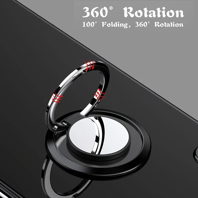 Universal Finger Ring Holder Stand Grip 360 Degree Rotating For Mobile Phone Car Magnetic Mount Phone Back Sticker Pad Bracket
