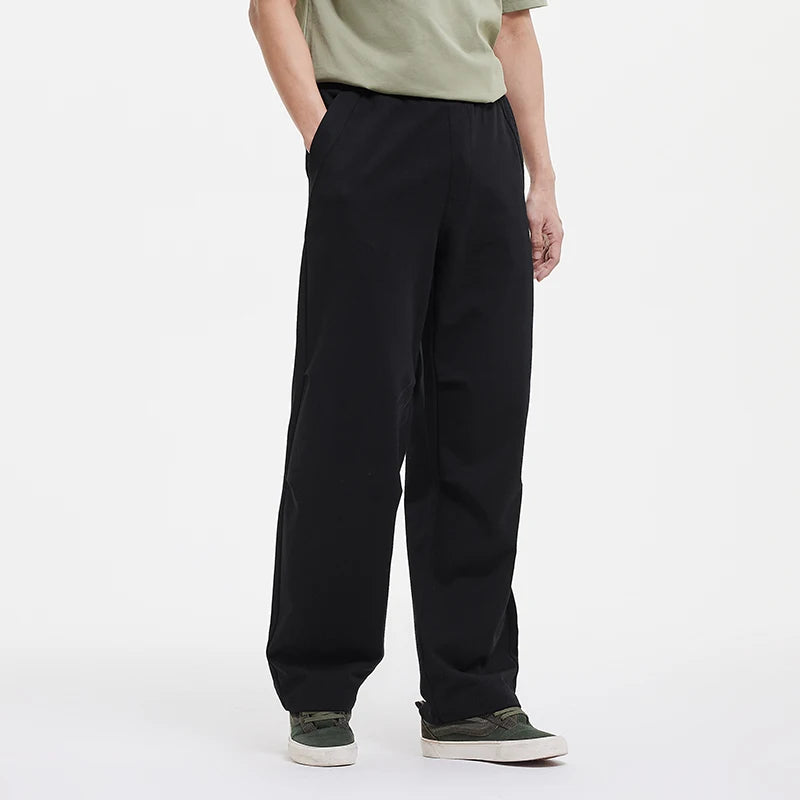 Semir Men Pants Workwear 2026 Parachute Knitted Loose Fit Straight Urban Casual Everyday Style Soft Comfortable Daily Wear