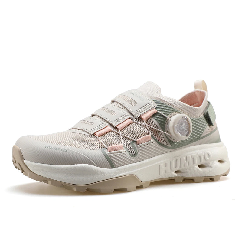 HUMTTO Mesh Woman Sneaker Quick Drying Wading Sandals Outdoor Hiking Shoes for Women Breathable Summer Aqua Shoe Beach Sneakers