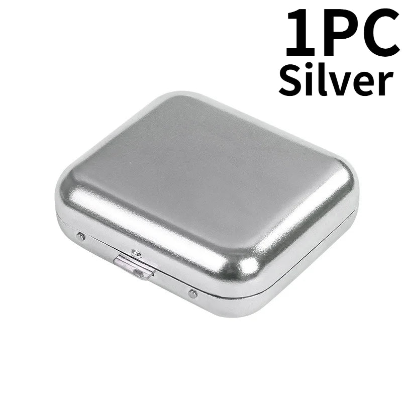 1PC Small Outdoor Pocket Ashtray Creative Car Smoking Accessories, Portable Mini Metal Ashtray, cigar ashtray