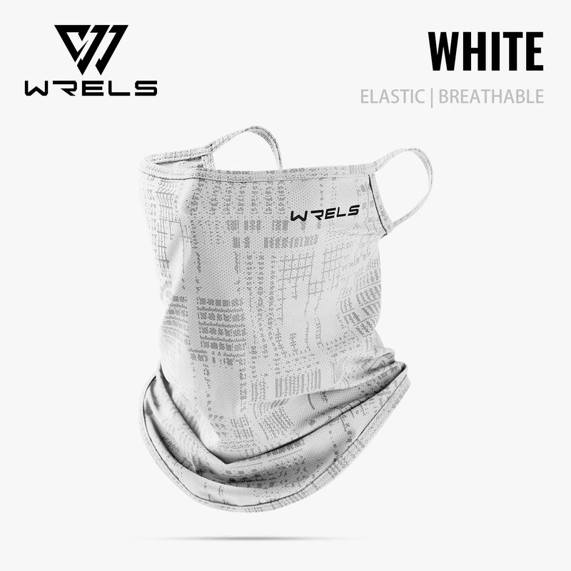 WRELS Balaclava Neck Gaiter Ice Silk Cooling UV Protection Face Mask Summer Scarf Bandana Earloop Breathable Sunscreen Fishing
