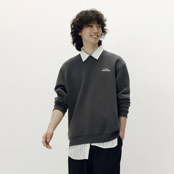 អាវយឺតបុរស Semir ស្មាធម្មតា កមូលស្អាត កប្បាសទន់ មានអារម្មណ៍ធម្មតា រចនាប័ទ្មរដូវស្លឹកឈើជ្រុះ អាវប្រចាំថ្ងៃ 2026