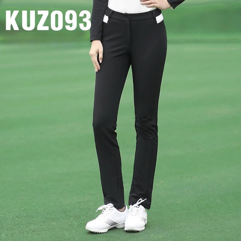 PGM Golf Women's Sports Pants Stretch Slimming and Slimming KUZ093