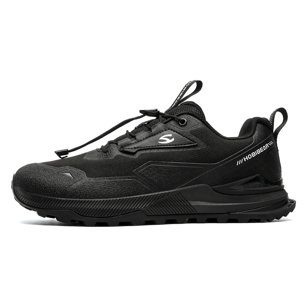 HOBIBEAR Hiking Walking Shoes for Men Women Elastic Band Non Slip Sneakers Comfortable Outdoor Travel Running Shoes