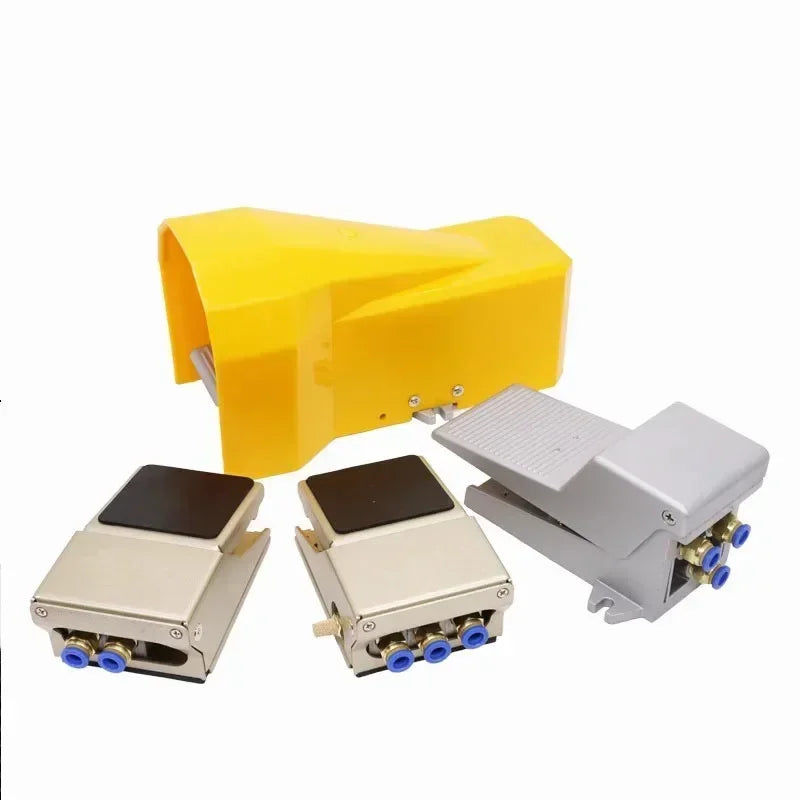 Industrial Pneumatic Foot Pedal Switch: 4F210-08 08L Air Control Valve, FV420 Foot Switch and FV320 Air Cylinder Valve