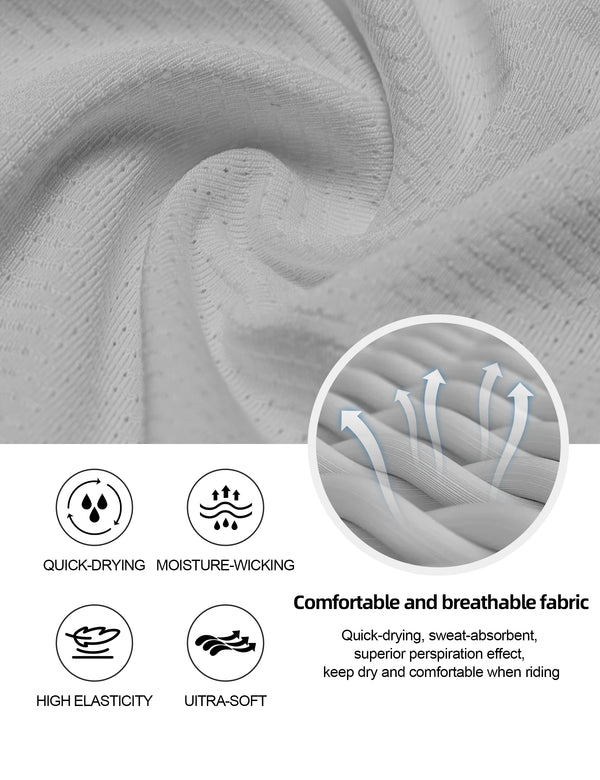 INBIKE New Women‘s Road Bike Jersey Bib Shorts Set Summer Breathable Quick Dry Short Sleeve Cycling Shirt with Padded Bib Shorts