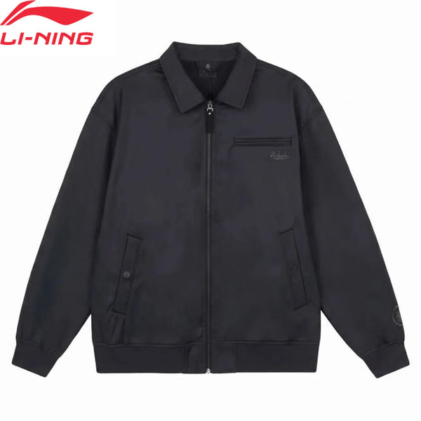 អាវក្រៅបុរស Li-Ning Wade Windbreaker រលុង 100% Polyester ទាន់សម័យ LiNing អាវកីឡាធម្មតា AFDW519