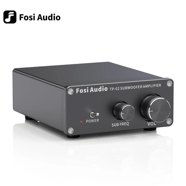 ឧបករណ៍ពង្រីកសំឡេង Subwoofer Fosi Audio TP-02 TDA7498E Mini Sub Bass Amp Digital Class D Integrated Subwoofer Amplifier 220W