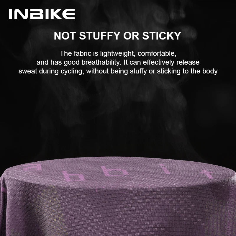 INBIKE MTB Bike Jersey Long Sleeve for Men Biking Clothing Bicycle Men's Cycling Shirts Road Mountain Full Zipper with 3 Pockets
