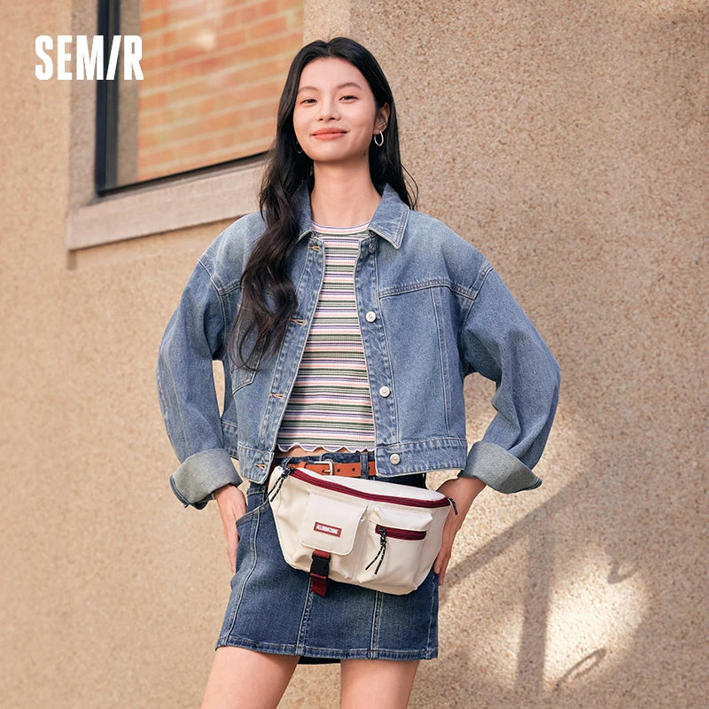 Semir Men Bag Workwear 2026 Multi Pocket Outdoor Crossbody Urban Casual Everyday Style Soft Comfortable Daily Wear Trendy