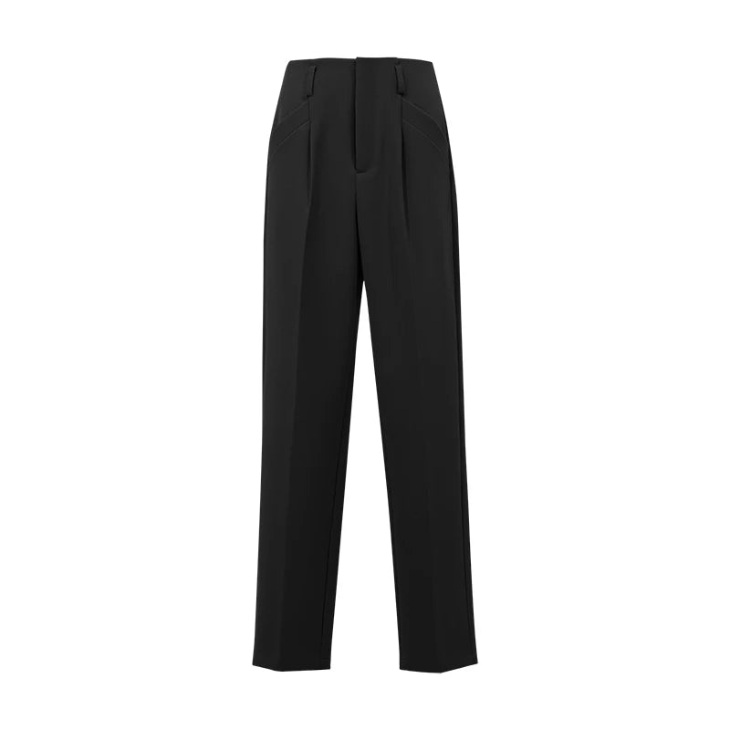 Amii Women's Tapered Cropped Pants Slim Fit Ankle Length Casual Versatile Trousers 2026 Autumn Business Woman Clothing 12623079