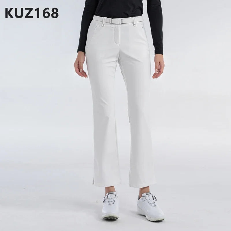 PGM Women's Golf Pants with Split Legs Wear for Women KUZ168