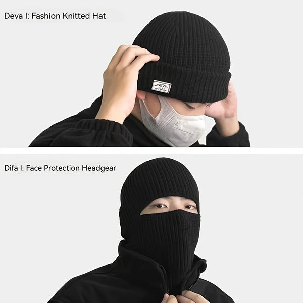 Winter Maple Leaf Hat Men's Knitted Wool Beanies Men Hip-Hop Cap Caps Skullies Hats For Women Skullies Bonnet Unisex Hat Men