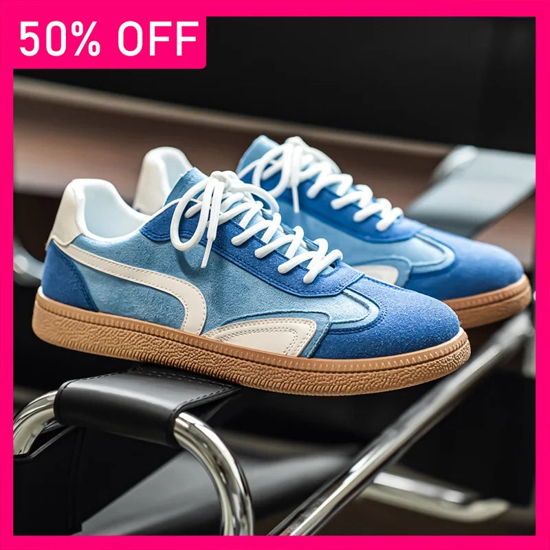 Men Board Shoes 2026 Spring New Item Suede Leather Low Cut Breathable Fashionable Comfortable Versatile Casual Sports Mens Shoes