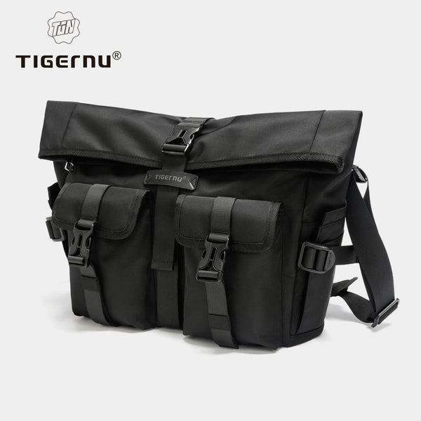 Tigernu Fashion Shoulder Bags For Men Crossbody Bags Male Expandable Bags 13.3inch Laptop Bag Messenger Bag Boys Handbag Sling