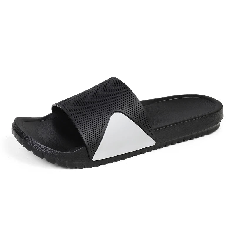 Large Size 49 50 51 52 Soft Rubber Indoor Slippers Men Home Shoes Flat Sandals Slides Outdoor Beach Shoes Summer for Big Foot