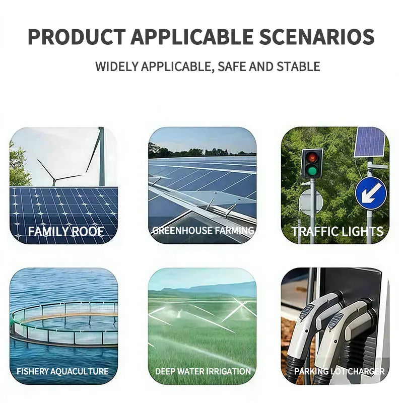 6 mm² 10AWG Extension Cable PV1-F Solar Panel Wire, Waterproof DC Connector Male & Female Pair for Photovoltaic System