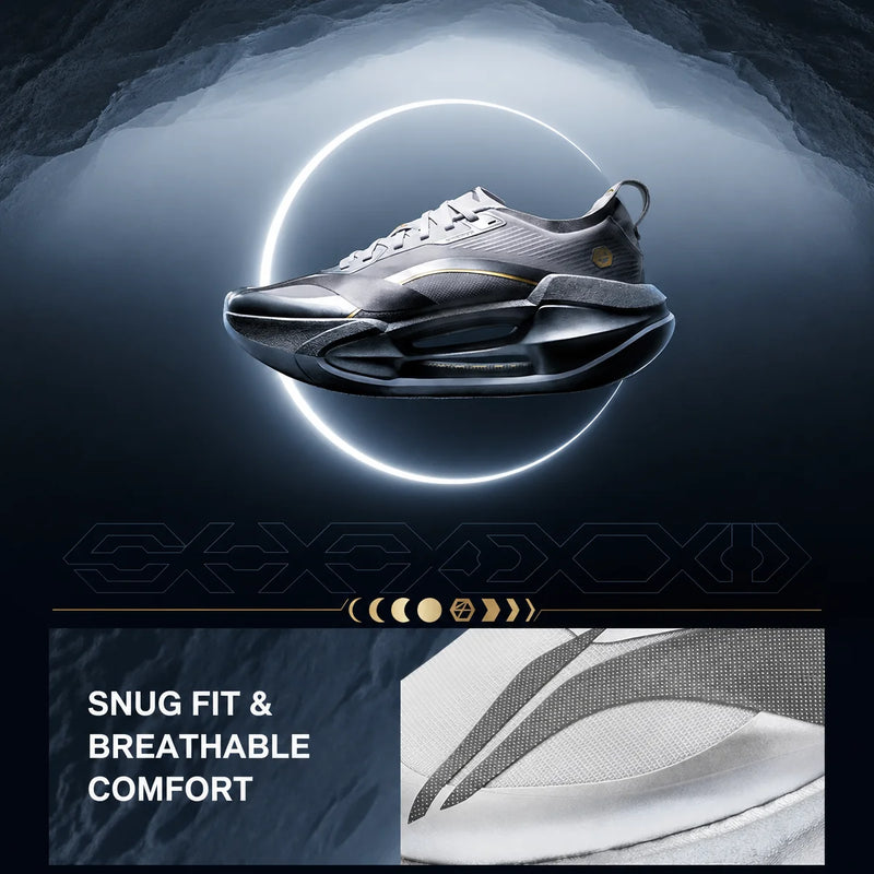 ស្បែកជើងរត់បុរស Li-Ning SHADOW 4 ESSENTIAL SUPER BOOM Rebound-Speed ស្បែកជើងកីឡា LiNing សម្រាប់រត់ប្រចាំថ្ងៃ ARRW007