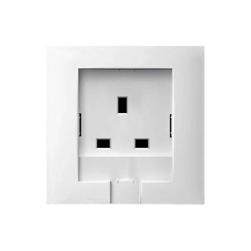 UK Plug 13A Wall Embedded Socket Panel, Hidden Wall 220V Electrical Socket, Model 86 Refrigerator Invisible Power Outlet