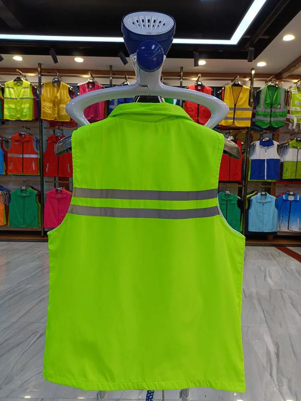 Four Seasons safety vest working clothes for construction emergency management rescue patrol delivery clothing custom logo