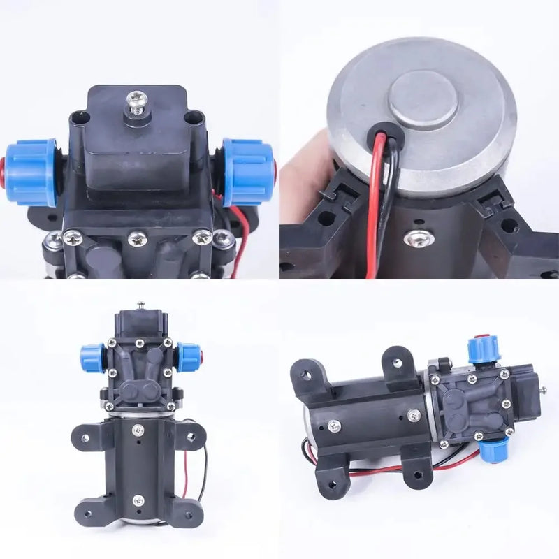 DIVEDEER 100W High-Pressure Mini Diaphragm Pump Self-Priming Water Pump for Liquid Filling 130PSI 8L/Min