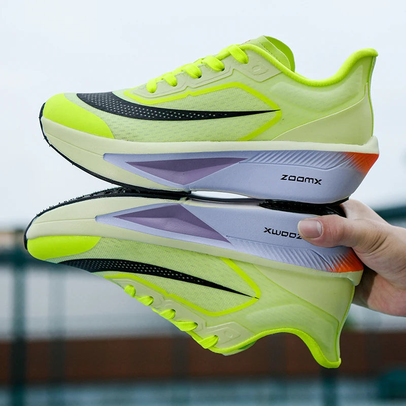 Mens Running Shoes 2025 New Multi Color Lightweight Cushioned Marathon Racing Breathable Mesh Fitness Running Shoes Men Women