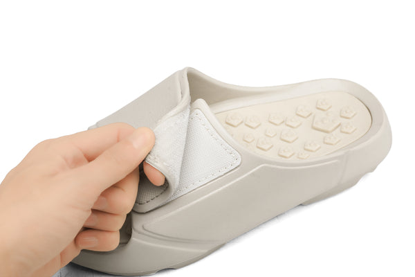 Mens Foot Massage Slippers Comfort Footbed Slide Slipper Hook & Loop Open Shoes Slides Indoor Outdoor Beach Sandals High Quality