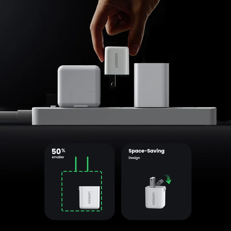 【US Plug】UGREEN USB Type C Charger 20W PD Fast Charger for iPhone 15 14 Quick Charge 4.0 30 Phone Charger for Samsung PD Charger