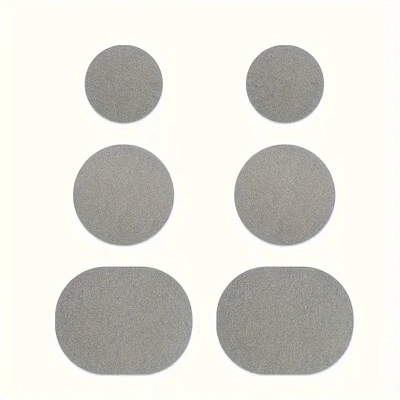 6pcs Women's Self-Adhesive Shoe Patches - Soft PU Leather Repair Patches for Shoe Sides, Lining, and Heel.solid and stable