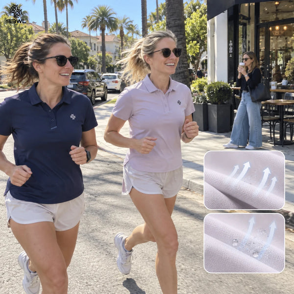 SBWL Woman's Tees New Outdoor Running Fitness Quick Dry Sports T-Shirt High Quality Light Casual Short Sleeve Gym Tennis Tops