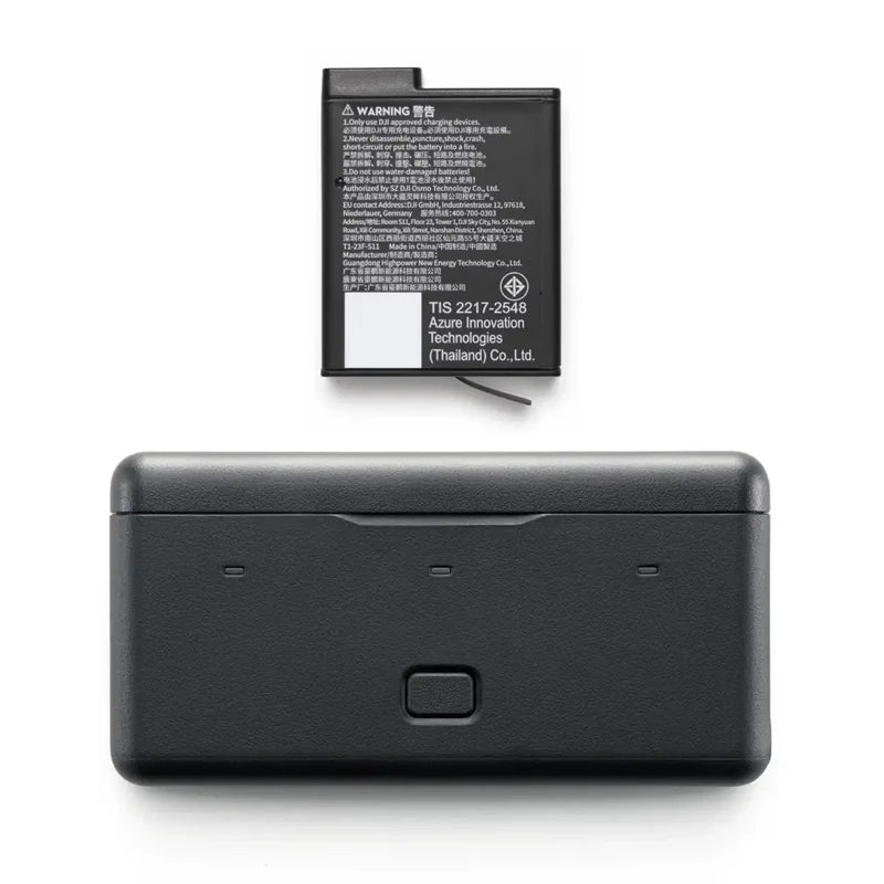 DJI Osmo Extreme Battery Plus (2150 mAh) Large‑capacity battery, low‑temperature resistant, supports operation from -20℃ to 45℃