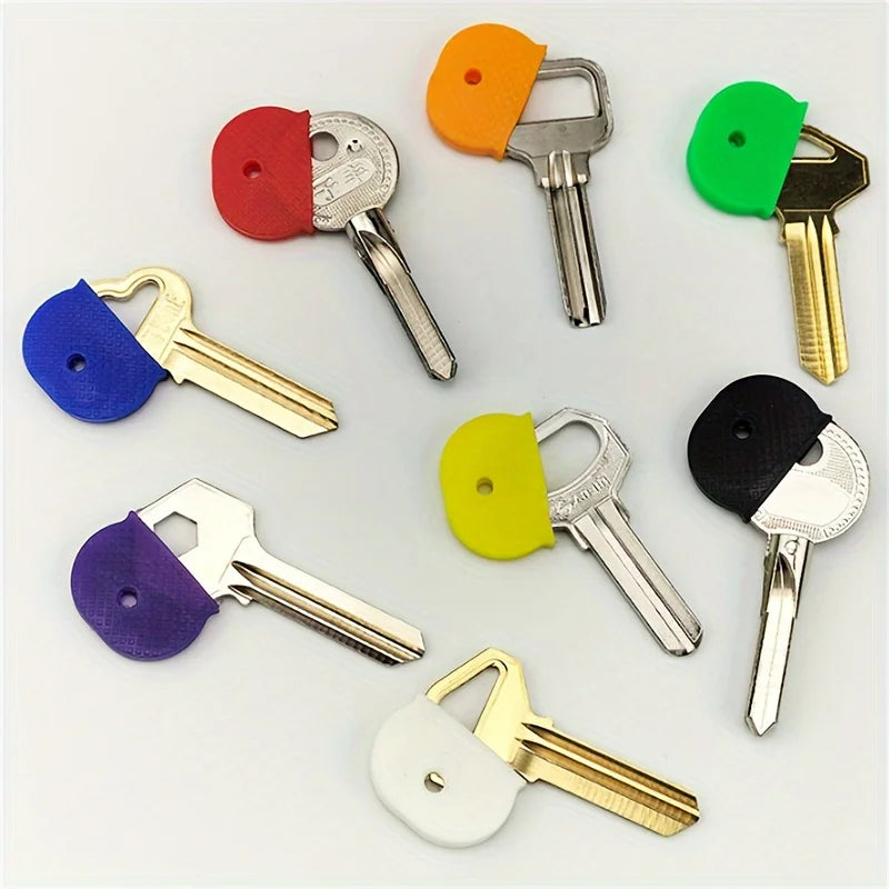 5/10pcs Elastic Durable Colorful Cover Set, Easy to Identify and Enhance Traction Protective Cover to Light Up Your Keys