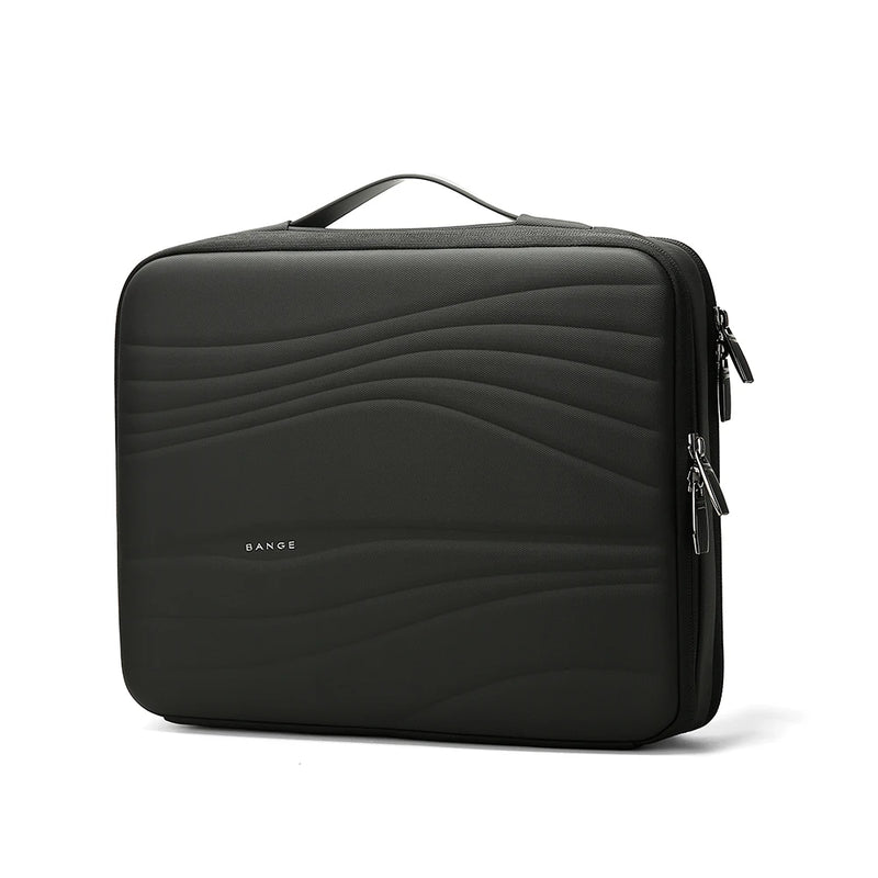BANGE Shockproof Protective Laptop Sleeve Case for 14.1 Inch New MacBook Pro Black Slim Carrying Waterproof Laptop Bag Men Women