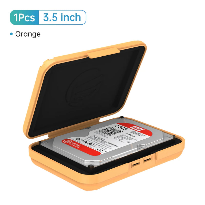 ORICO 3.5 Inch Hard Drive Bags & Case HDD Protective Moisture-proof Storage Box for HDD