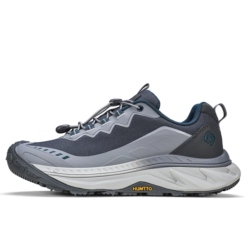 HUMTTO Men's Outdoor Sports Shoes Non-slip Trekking Shoes for Men Breathable Hiking Boots Leather Safety Walking Sneakers Man