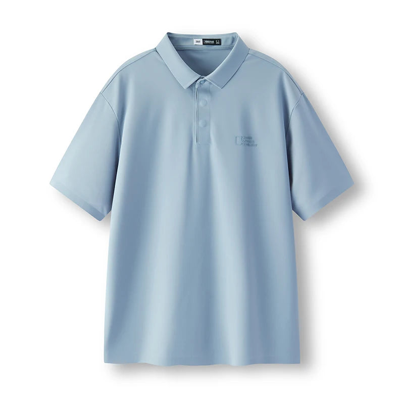 Semir Men Polo Shirt Solid Color Cool Feeling Business Lapel Knit 2026 Summer Urban Casual Style Soft Comfy Office Top