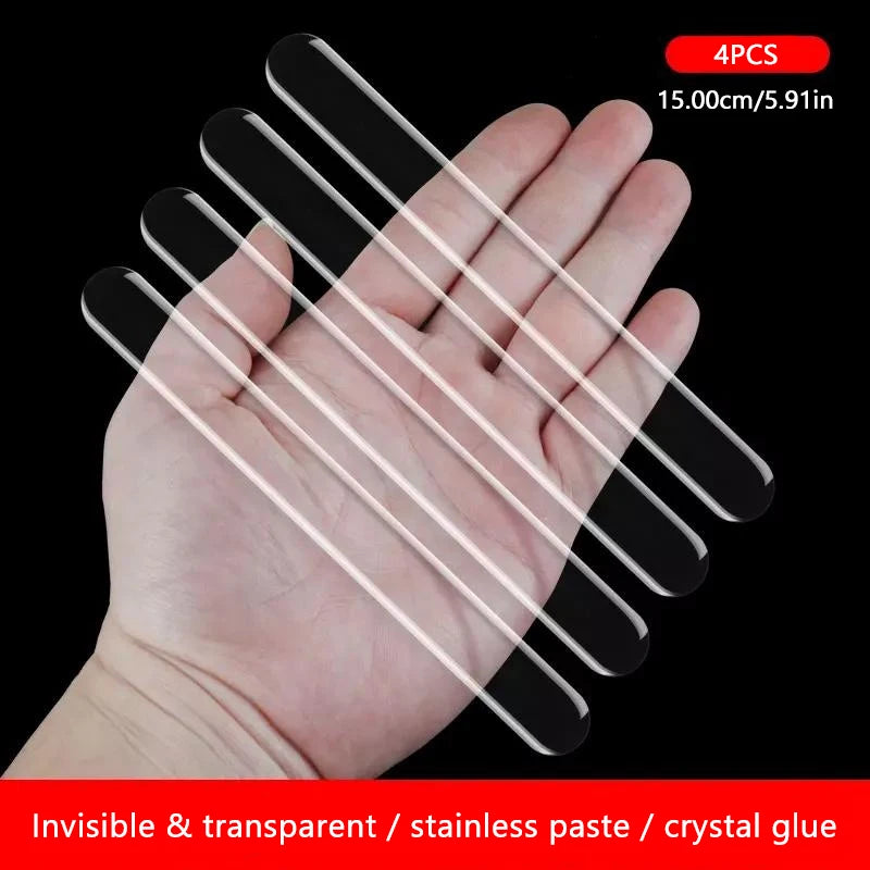 SEAMETAL 4PCS Car Door Anti-Collision Strip Universal Auto Door Edge Guard Anti Scratch Protector Stickers for Car Accessories