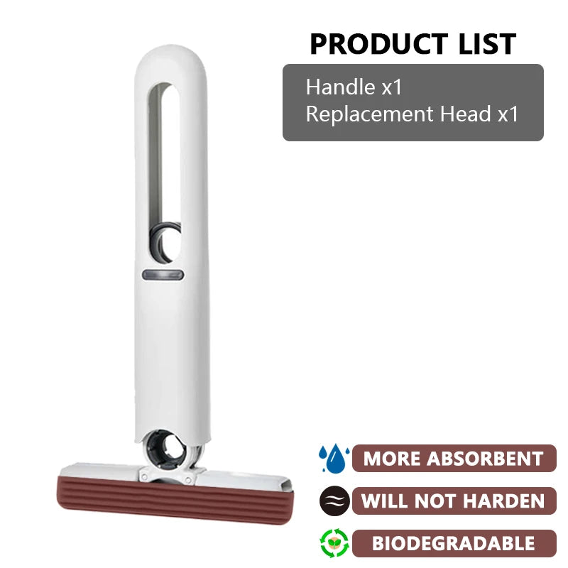 iLMH Mini Mop ជូតសម្អាតដោយខ្លួនឯង ងាយស្រួលបត់ និងសម្អាតក្នុងគ្រួសារ មិនចាំបាច់លាងដៃ ជូតសម្អាតបានស្អាតល្អ ស្រូបយកទឹកបានល្អ ងាយស្រួលជូត ...