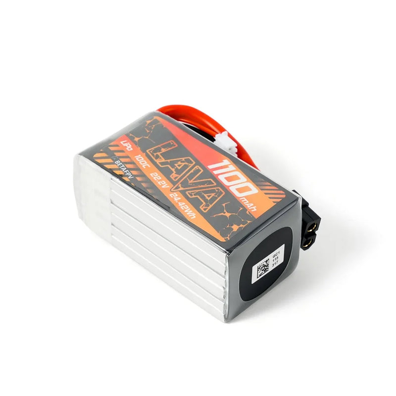 ថ្ម LiPo BETAFPV LAVA 6S 1100mAh សម្រាប់ Pavo35 6S ទំហំ 3.5 អ៊ីញ និង 5 អ៊ីញ