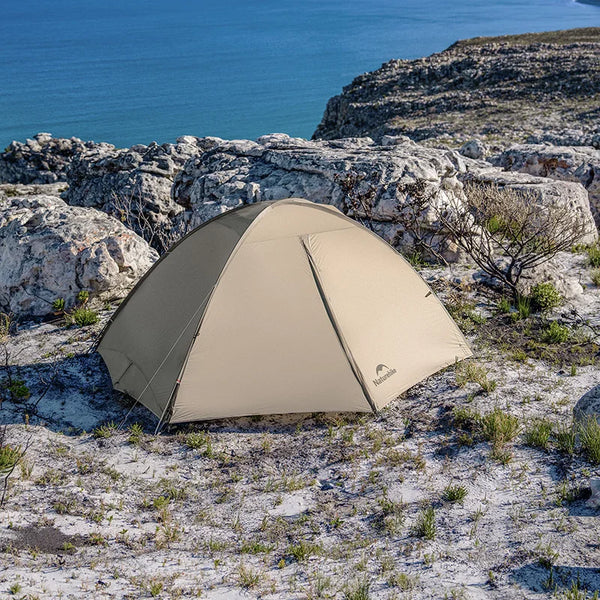 Naturehike 2026 New Outdoor Two-Person Lightweight Hiking Tent Portable Waterproof Mosquito-Proof Breathable Family Camping Tent