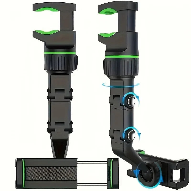 1pc 360° Rotating Mobile Phone Car Stand - Adjustable Height, Compact Design, Sturdy Base,  Air Vent Mount.Phone holder
