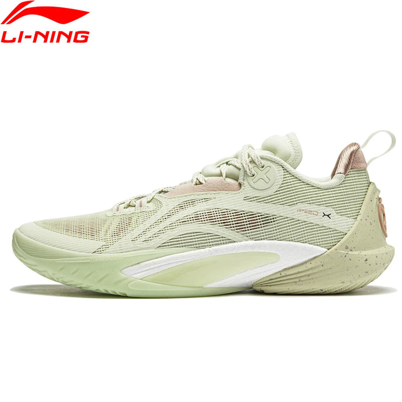 Li-Ning Men's SPEED X Professional Basketball Shoes BOOM Cushion COOL SHELL Stable Support Sneakers Sport Shoes ABAU021