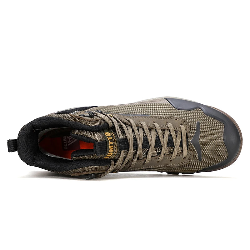 HUMTTO Hiking Shoes Men Breathable Sneakers for Man Outdoors Walking Sneaker Designers Men's Sports Shoe Non-slip Trekking Boots