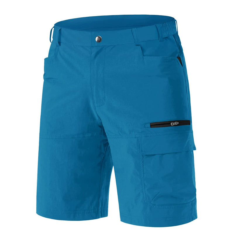 TACVASEN Hiking Cargo Shorts Mens Lightweight Quick-Dry Water-resistant Short Pants with Multiple-pockets Summer Shorts for Men