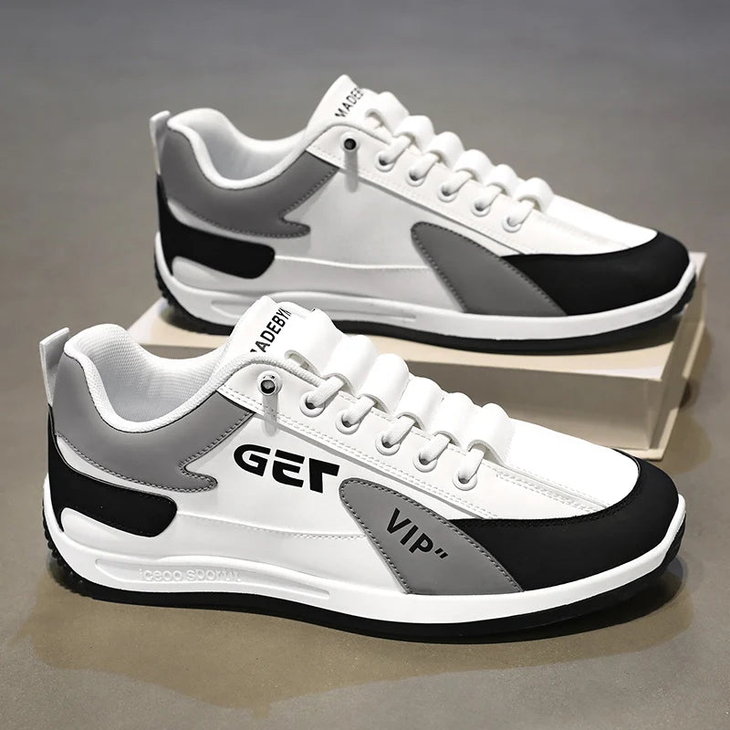 Men's flat casual shoes Four seasons lightweight soft-sole non-slip outdoor walking shoes fashion youth Joker sports board shoes