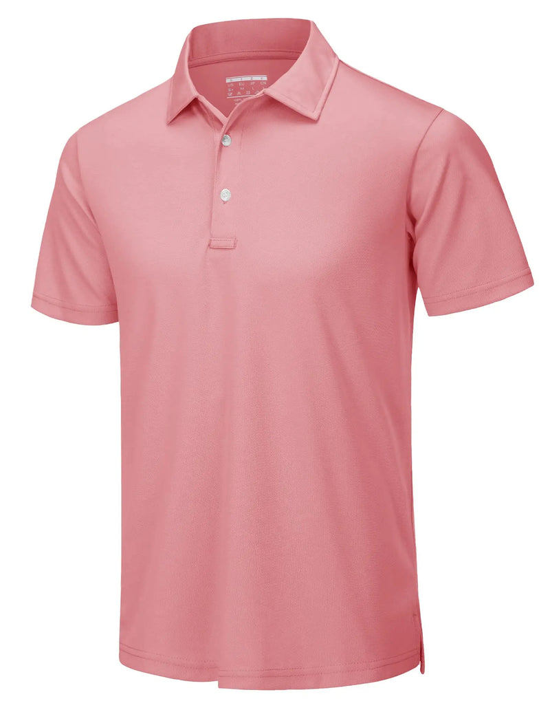 TACVASEN Summer Casual T-shirts Mens Short Sleeve Polo Shirts Button Down Work Shirts Quick Dry Tee Sports Fishing Golf Pullover