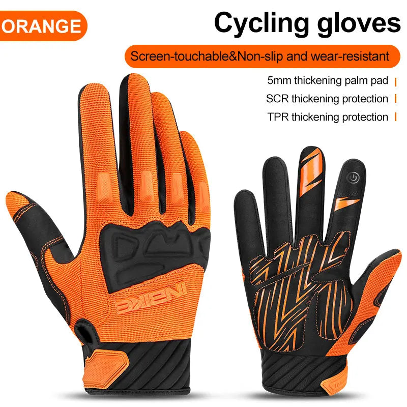 INBIKE MTB Cycling Gloves Man Touchscreen Men’s Sport Gloves Mountain Bicycle for Motorcycle Outdoor Cycling Bike Accessories