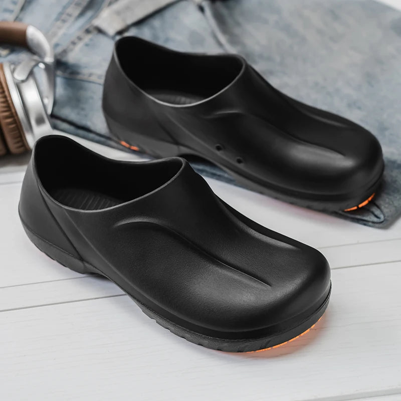High Quality Men's Non Slip EVA Kitchen Chef Shoes For Men Cook Waterproof Oil-Proof Resistant Sandals