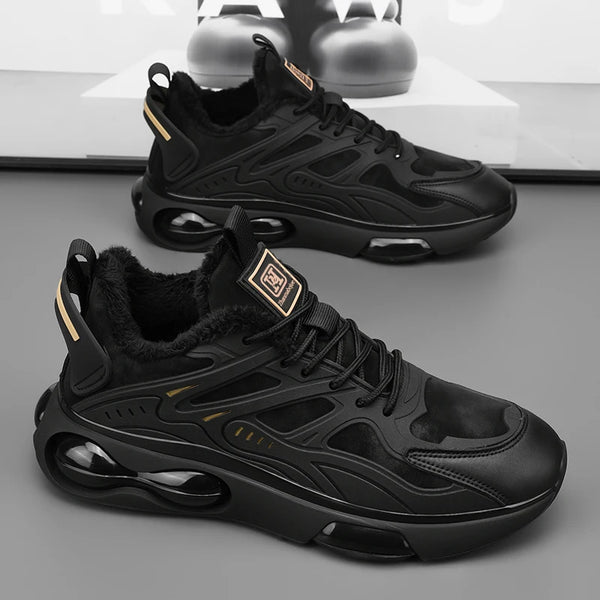 Couples casual sports shoes autumn winter warm plush cotton shoes Men Women fashion outdoor soft sole light racing running shoes